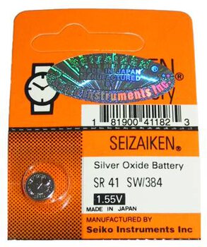bateria srebrowa mini Seizaiken NR 384 / SR41SW
