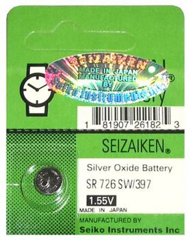 bateria srebrowa mini Seizaiken NR397 / SR726W