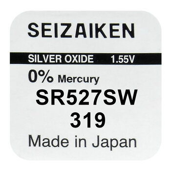 bateria srebrowa mini Seizaiken / SEIKO 319 / SR527SW / SR64