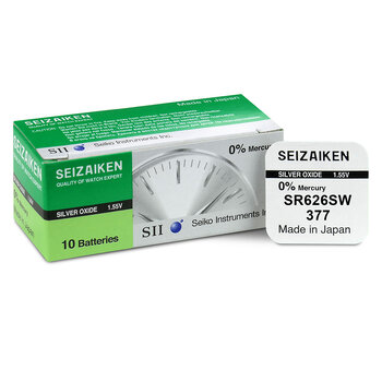 bateria srebrowa mini Seizaiken / SEIKO 377 / SR626SW / SR66