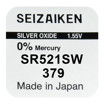 bateria srebrowa mini Seizaiken / SEIKO 379 / SR521SW / SR63