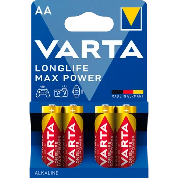 Baterie AA LR6 Varta alkaliczne Max Power - pakowane po 4 sztuki