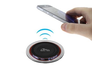 Bezprzewodowa ładowarka indukcyjna QI Media-Tech MT6271 + odbiornik QI ze złączem micro USB
