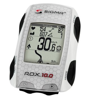 bezprzewodowy licznik - komputer rowerowy Sigma ROX 10.0 GPS SET biały