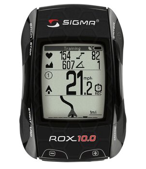 bezprzewodowy licznik - komputer rowerowy Sigma ROX 10.0 GPS BASIC czarny
