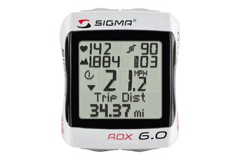 bezprzewodowy licznik - komputer rowerowy Sigma ROX 6.0 CAD z pomiarem tętna i kadencją