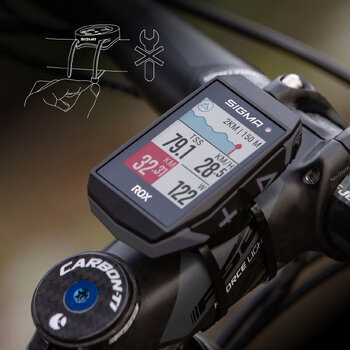 Bezprzewodowy licznik rowerowy / komputer z GPS Sigma ROX 11.1 CZARNY 01030 Bezprzewodowy licznik rowerowy / komputer z GPS Sigma ROX 11.1 CZARNY 01030
