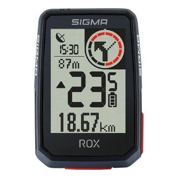 OUTLET Bezprzewodowy licznik rowerowy / komputer z GPS Sigma ROX 2.0 czarny 01050