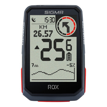 Bezprzewodowy licznik rowerowy / komputer z GPS Sigma ROX 4.0 Sensor Set CZARNY 01064