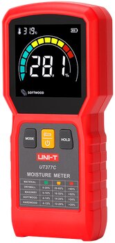 Bezszpilkowy miernik wilgotności UT377C Uni-T