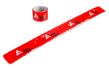 czerwona opaska odblaskowa zaciskowa / sprężynowa MacTronic T-RB-MCT-R