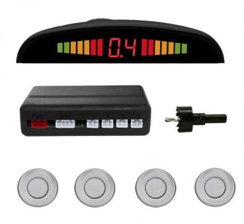 Czujnik parkowania / cofania ATS VK-068 - srebrne sensory