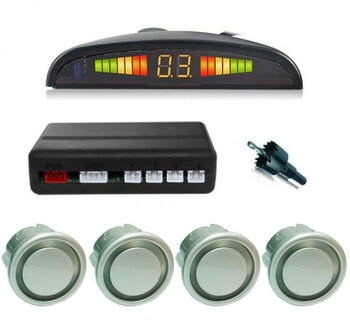 Czujnik parkowania / cofania - srebrne sensory