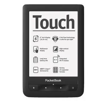 Czytnik e-Book PocketBook Touch Wi-Fi E-ink 6"