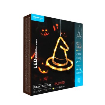 Dek. czapka BAT modee 20x19cm WARM 13LED ML-H103