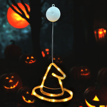 Dek. czapka BAT modee 20x19cm WARM 13LED ML-H103