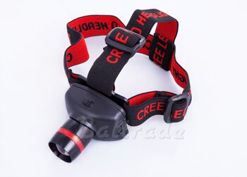 diodowa latarka czołowa Tiross TS-749 Cree Q3 3W z funkcją focus