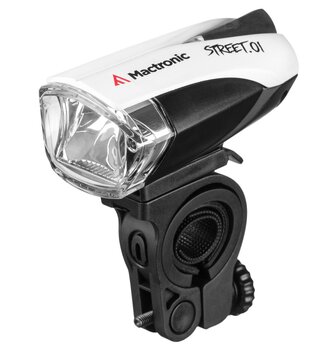 diodowa przednia latarka rowerowa MacTronic Street.01