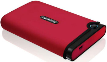 Dysk zewnętrzny 2,5" TRANSCEND StoreJet 25M RED 500GB USB