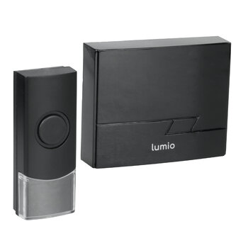 Dzwonek bezprzewodowy Lumio W880B czarny Dzwonek bezprzewodowy Lumio W880B czarny