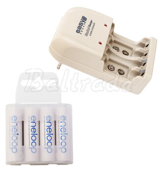 ET-243BIS + 4 x R6/AA Sanyo Eneloop 2000