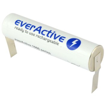 1 x everActive R03/AAA 1000mAh z przygrzanymi blaszkami typ:U