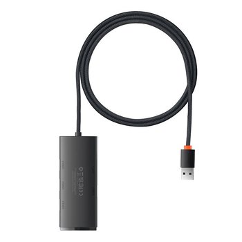 Hub USB 3.0 4-portowy 4xUSB 3.0 Baseus WKQX030201 2m