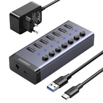 Hub USB 3.0 7-portowy UGREEN CM481 90307