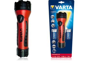 hydrofobowa latarka diodowa Varta Rubbermate 2D 18641