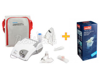 Inhalator PHILIPS PRO SOFT TOUCH + MedelJet Rhino
