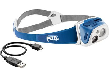 inteligentna latarka czołowa Petzl Tikka R+ E92 RB z technologią Reactive Lighting