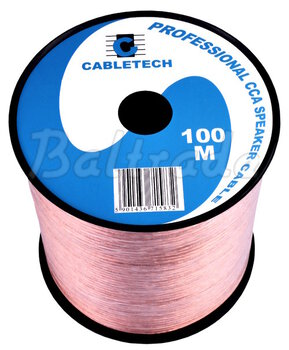 Kabel głośnikowy 2x4mm CCA-OFC Cabletech 100m