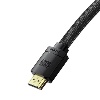 Kabel HDMI - HDMI 2.1, 8K 60Hz, 3D, HDR, 48Gbps Baseus High Definition Series WKGQ040001 0,5m