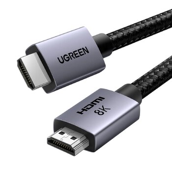 Kabel HDMI - HDMI 2.1, 8K 60Hz, 3D, HDR, 48Gbps Ugreen HD171 25910 2m Kabel HDMI - HDMI 2.1, 8K 60Hz, 3D, HDR, 48Gbps Ugreen HD171 25910 2m