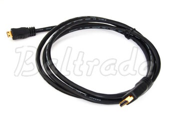 Kabel HDMI - miniHDMI 1,5m gold