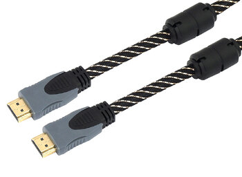 Kabel Libox HDMI-HDMI 1.8m (1.4v) w oplocie nylonowym