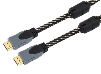 Kabel Libox HDMI-HDMI 10m (1.4v) w oplocie nylonowym