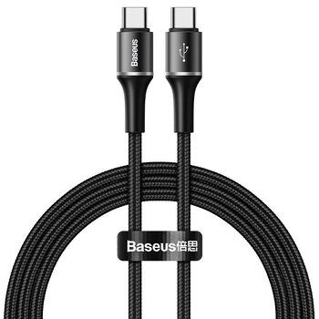 Kabel przewód USB-C PD 2.0 100cm Baseus Halo CATGH-J01 Quick Charge 3.0 3A z obsługą szybkiego ładowania 60W