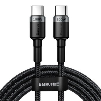 Kabel przewód USB-C PD 2.0 200cm Baseus Cafule CATKLF-ALG1 Quick Charge 3.0 5A z obsługą szybkiego ładowania 100W