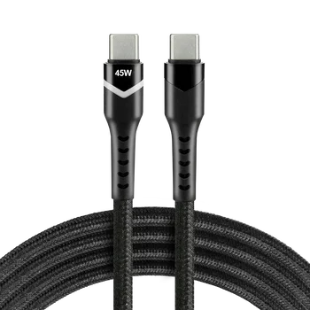 Kabel przewód USB-C PD RGB LED 300cm everActive CBB-3PDR Power Delivery 2.0 z obsługą szybkiego ładowania 2,25A/20V 45W