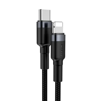 Kabel przewód USB-C / Typ-C - Lightning / iPhone 100cm Baseus Cafule CATLKLF-G1 z obsługą szybkiego ładowania 18W PD