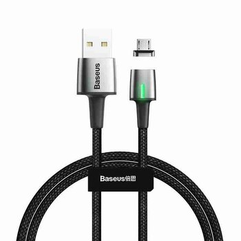 Kabel przewód USB - micro USB  magnetyczny 200cm Baseus Zinc CAMXC-B01 do szybkiego ładowania 1.5A