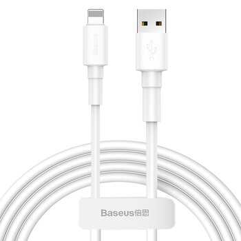 Kabel przewód USB - Lightning / iPhone 100cm Baseus CALSW-02 z obsługą szybkiego ładowania 2.4A