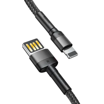 Kabel przewód USB - Lightning / iPhone 100cm Baseus Cafule CALKLF-GG1 z obsługą szybkiego ładowania 2.4A