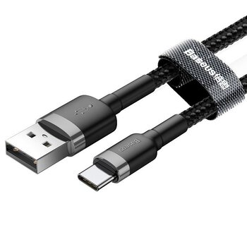 Kabel przewód USB - USB-C / Typ-C 200cm Baseus Cafule CATKLF-CG1 Quick Charge 2A z obsługą szybkiego ładowania