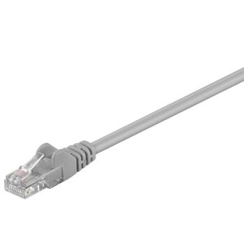 Kabel sieciowy UTP Patchcord RJ45 kat. 5e skrętka drut 20m szary