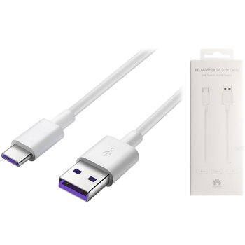 kabel USB - USB-C / Type-C Huawei AP71 100cm SuperCharge 5A do szybkiego ładowania i przesyłania danych