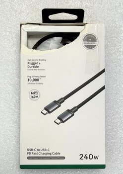 OUTLET Kabel USB-C - USB-C UGREEN Power Delivery 3.1 240W L532 65908 2m