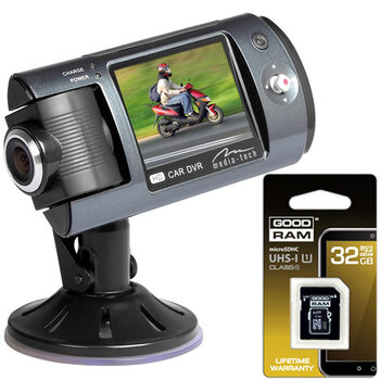 Kamera samochodowa DVR Media-Tech Drive Eye MT4042 + + karta microSDHC 32GB Goodram class 10