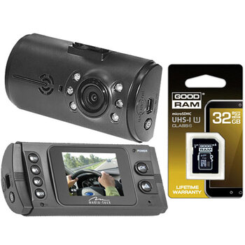 Kamera samochodowa DVR Media-Tech U-DRIVE MT4041 + karta microSDHC 32GB Goodram class 10 UHS-I